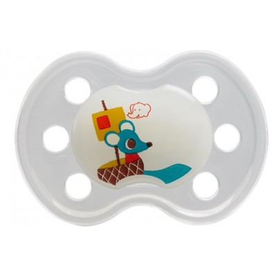 Пустышка Bebe Confort White (12-36m) 30001138