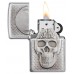 Brichetă cu benzină Zippo 29818 Skull with Brain Surprise