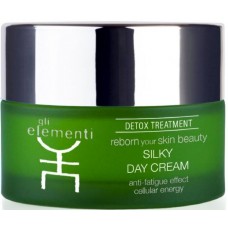 Cremă pentru față Gli Elementi Detox Treatment Silky Day Cream Anti-Fatigue Effect 50ml