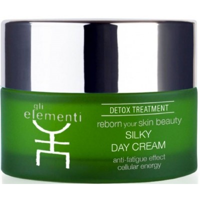 Cremă pentru față Gli Elementi Detox Treatment Silky Day Cream Anti-Fatigue Effect 50ml