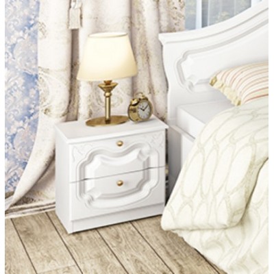 Noptieră Неман Орхидея CP-002-16 Alb Semi-luciu