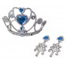 Set bijuterii pentru copii Eddy Toys Tiara and Earrings Set Blue (ED04851-A)