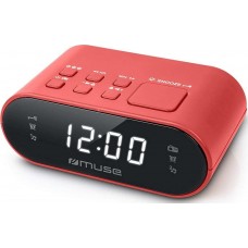 Radio cu ceas Muse M-10 Red