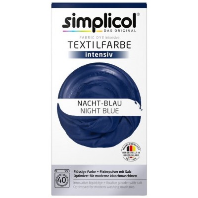 Краситель для ткани Simplicol Nacht-Blau 400g+150ml