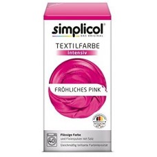 Краситель для ткани Simplicol Frohliches Pink 400g+150ml