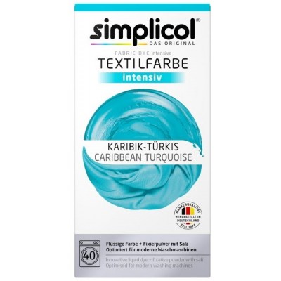 Краситель для ткани Simplicol Karibik-Turkis 400g+150ml