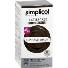 Vopsea pentru țesături Simplicol Espresso-Braun 400g+150ml