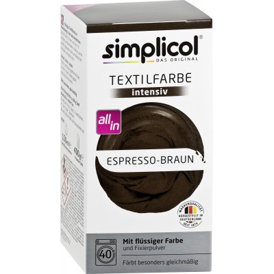 Краситель для ткани Simplicol Espresso-Braun 400g+150ml