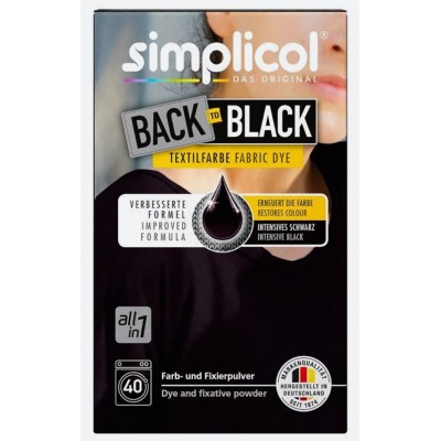 Vopsea pentru țesături Simplicol Back to Black 400g