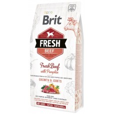 Hrană uscată pentru câini Brit Fresh Puppy Beef & Pumpkin 12kg