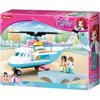 Set de construcție Sluban Girls Dream Helicopter (B0798)