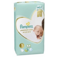 Подгузники Pampers Premium Care New Baby 1/52pcs