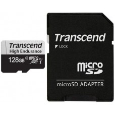 Карта памяти Transcend MicroSD 128Gb Class 10 UHS-I (U1) + SD adapter (TS128GUSD350)