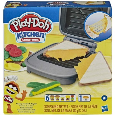 Пластилин Hasbro Play-Doh Cheesy Sandwich Playset (E7623)