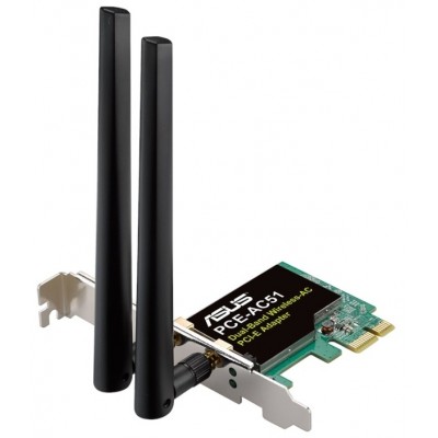 Adaptor de rețea Asus AC750 PCIe (PCE-AC51)