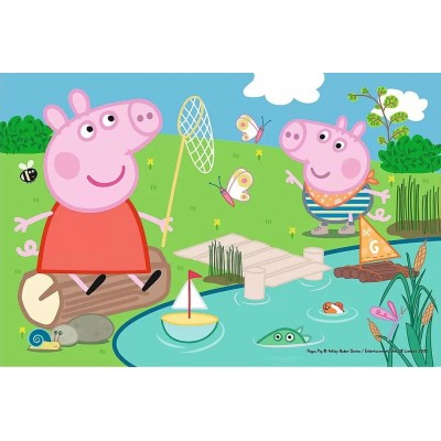 Puzzle Trefl 54 mini Happy day of Peppa Pig (54169)