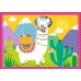 Puzzle Trefl 4in1 Lamas on vacation (34322)