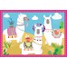 Puzzle Trefl 4in1 Lamas on vacation (34322)