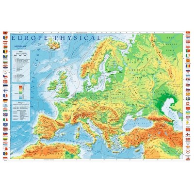 Пазл Trefl 1000 Physical Map of Europe (10605)