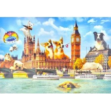 Puzzle Trefl 1000 Funny Cities Dogs in London (10596)