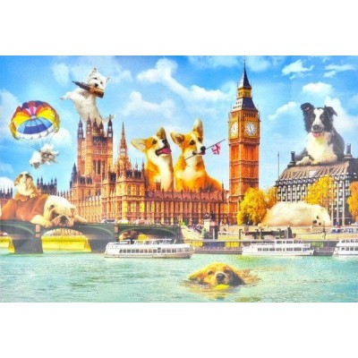 Пазл Trefl 1000 Funny Cities Dogs in London (10596)