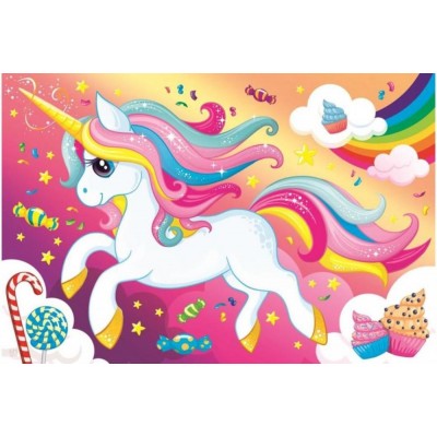 Puzzle Trefl 100 Beautiful unicorn (16386)