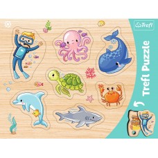 Пазл Trefl 7 Frame Shaped Underwater world (31309)