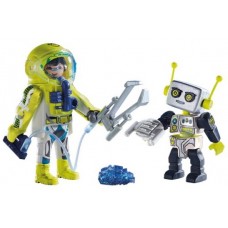 Фигурка героя Playmobil Space: Astronaut and Robot Duo Pack (9492)