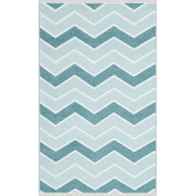 Ковёр Eko Hali Noa Kilim NK 05 Cream Aqua 1.55x2.30m