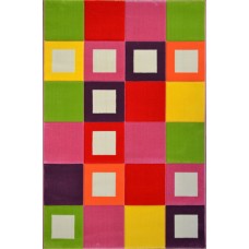 Ковёр Eko Hali Eko Kids 487 Green Dark Pink 1.50x2.30m