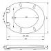 Сиденье для унитаза Fala 75465