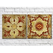 Pictură ArtPoster India Gold retro ethnic 1 (3417506)