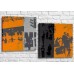 Pictură ArtPoster Abstraction Gray/Orange people (3417495)