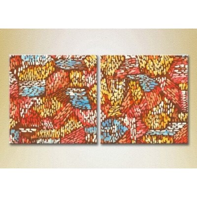 Pictură ArtPoster Abstraction Red/Blue (2229411)