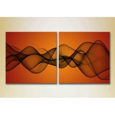 Картина ArtPoster Abstract Orange/Black (2229368)