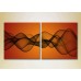 Картина ArtPoster Abstract Orange/Black (2229368)