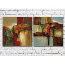 Pictură ArtPoster Flowing modern abstract 70x35 (3417504_02)