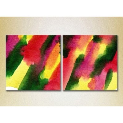 Pictură ArtPoster Abstraction Yellow/Green (2229323)