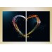 Картина ArtPoster Multicolored heart 01 (2229428)