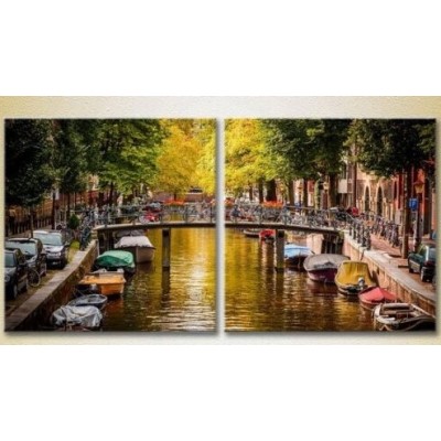 Pictură ArtPoster Amsterdam Canal/Holland 02 (2502402)