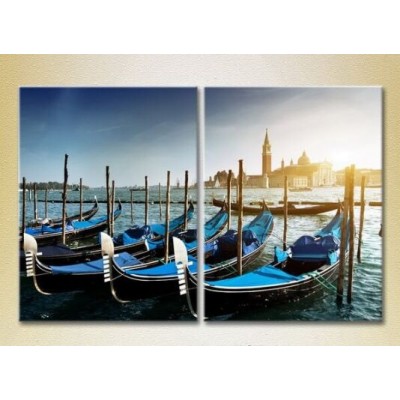 Pictură ArtPoster Gondolas/Venice 01 (2502414)