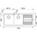 Chiuvetă de bucătărie Franke Logica Line LLX 621 (R)