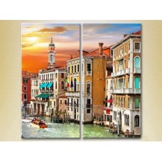 Pictură ArtPoster Italy/Venetian Canal (2502424)