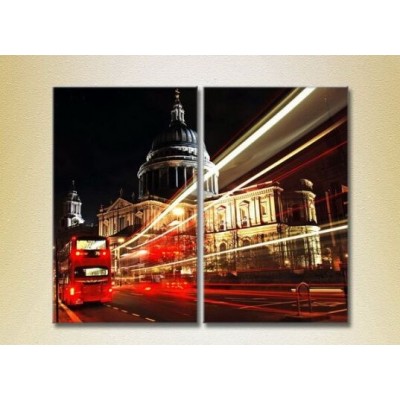 Pictură ArtPoster Night London 01 (2502459)