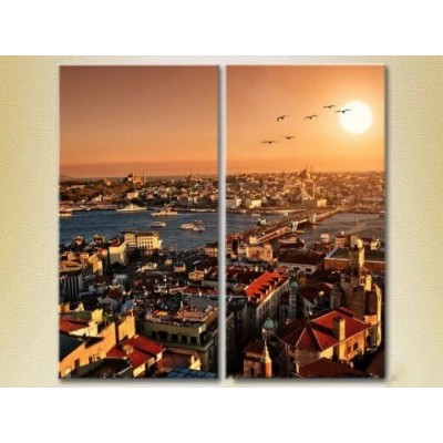 Картина ArtPoster Istanbul at sunset/Turkey (2502474)