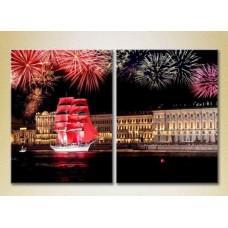 Картина ArtPoster Yacht Scarlet Sails 02 (2502504)