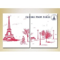 Картина ArtPoster Paris graphic 01 (2502505)