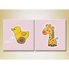 Картина ArtPoster Duck and giraffe (2225889)