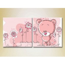 Картина ArtPoster Pink bear (2225826)