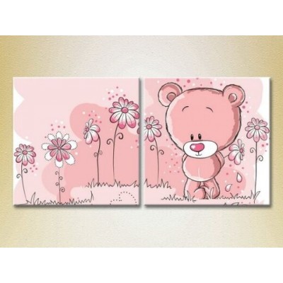 Картина ArtPoster Pink bear (2225826)